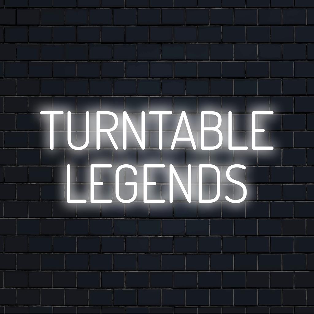 Lebendige Neon-Wandkunst mit kultigem Plattenspieler-Design; perfektes individuelles Stück im LED-Stil für die Einrichtung von Musikliebhabern.
