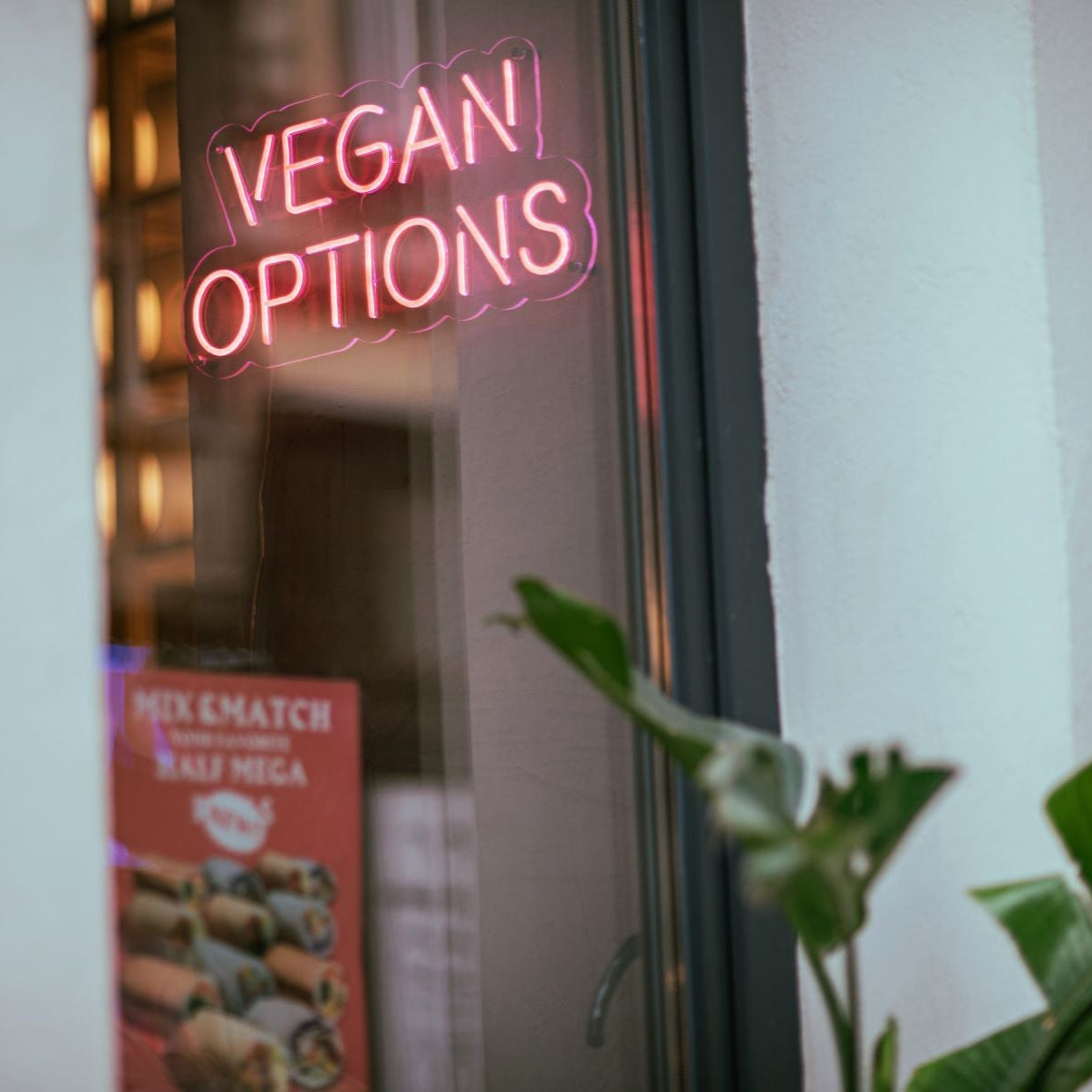 Vegane Optionen Neonschild - The Art Neon