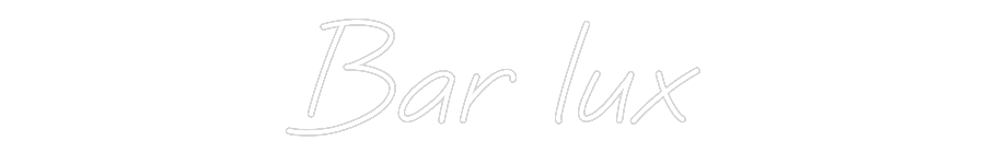 Custom Neon: Bar lux
