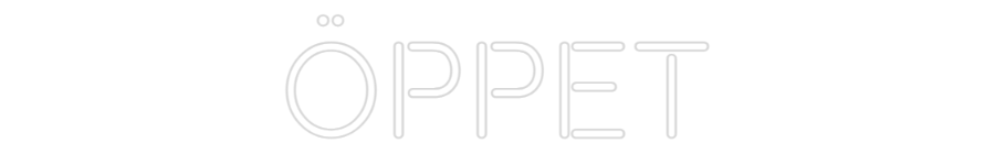 Custom Neon: Öppet