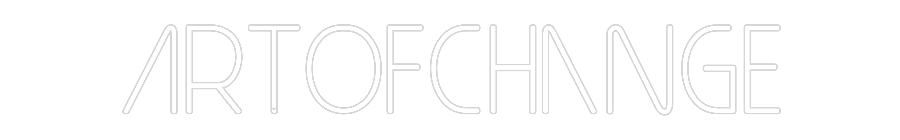 Custom Neon Sign: ArtOfChange