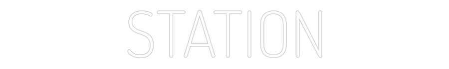 Individuelles Neon: STATION