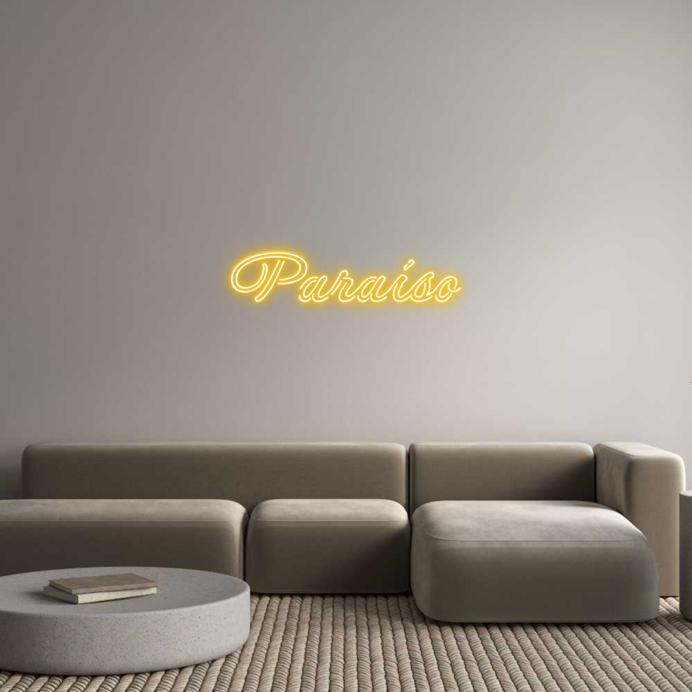 Letreiro de néon personalizado: Paraíso