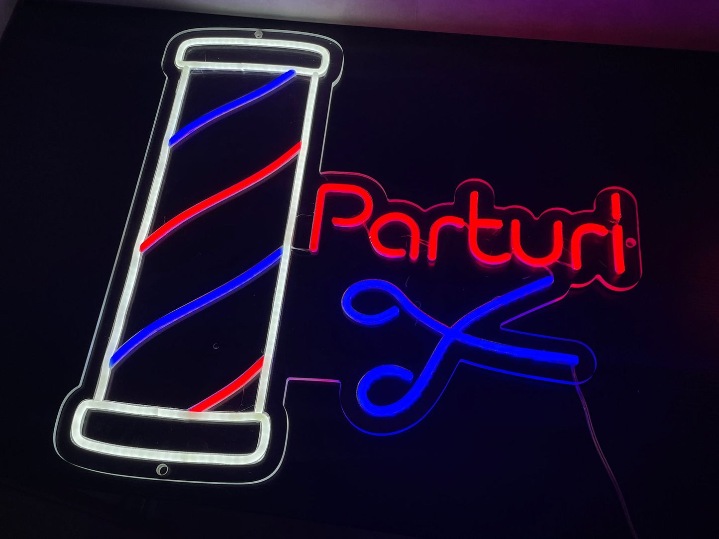 Parturi Barber Shop Neonschild - The Art Neon