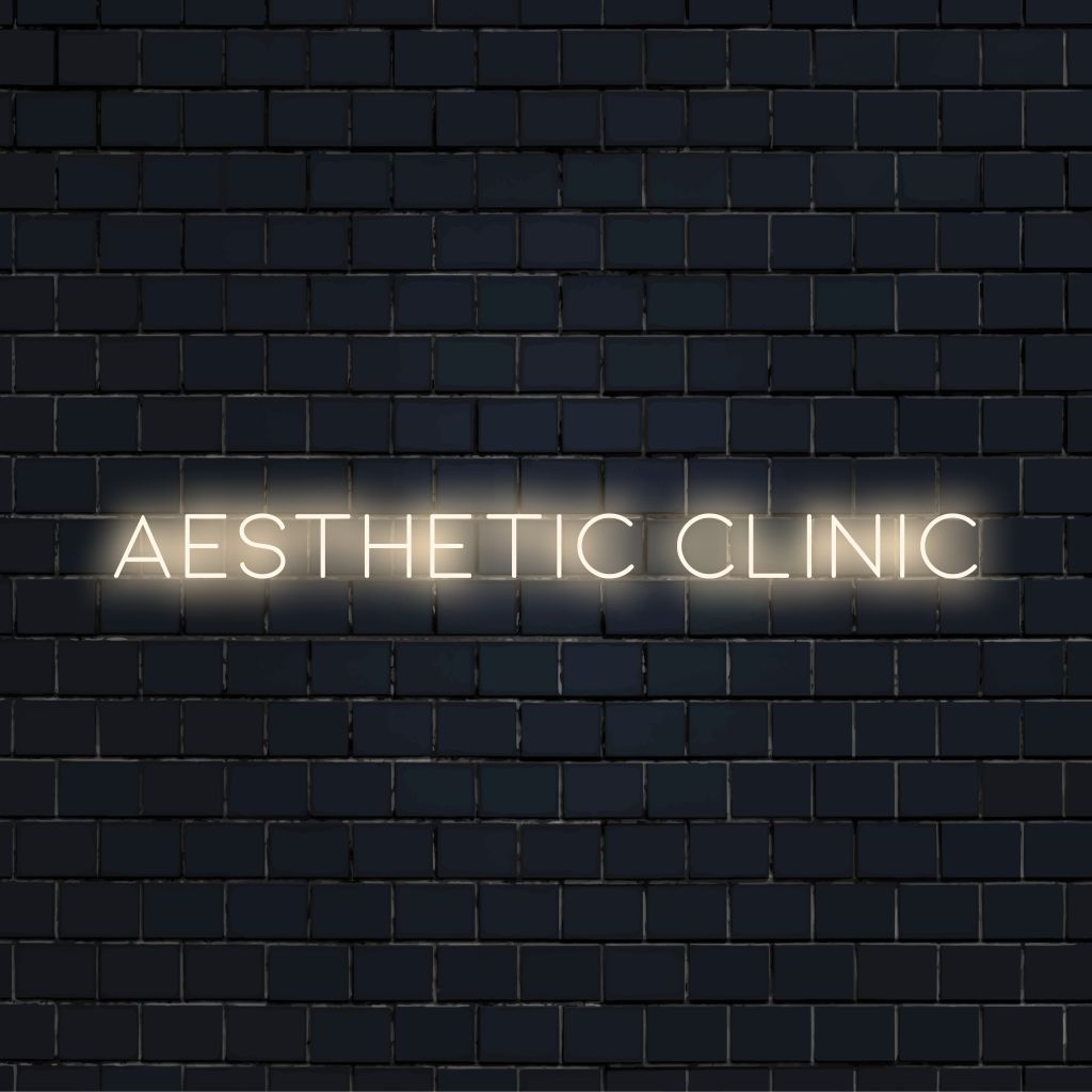 Aesthetic clinic LED neon sign