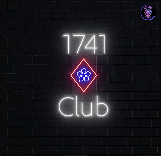 Individuelle LED-Neonreklame – 1741 Club