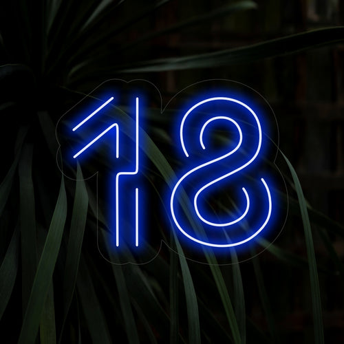 Das „18. Geburtstags-Neonschild“ ist eine lebendige und feierliche Ergänzung mit der Zahl 18 in einem lebendigen und lustigen Design. Perfekt, um den besonderen Meilenstein des 18. Geburtstags zu feiern.