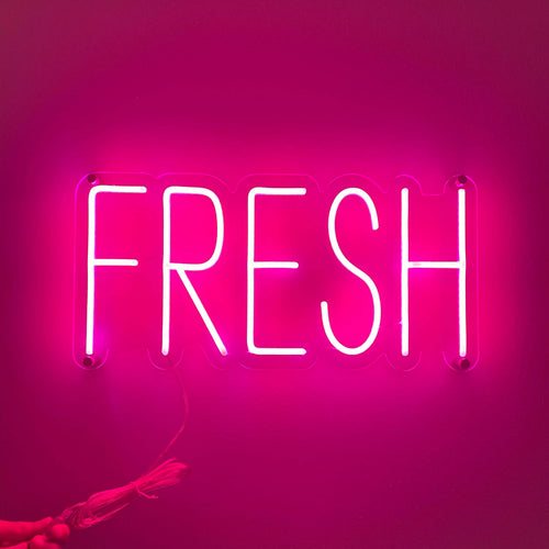 Frisches Neonschild - The Art Neon