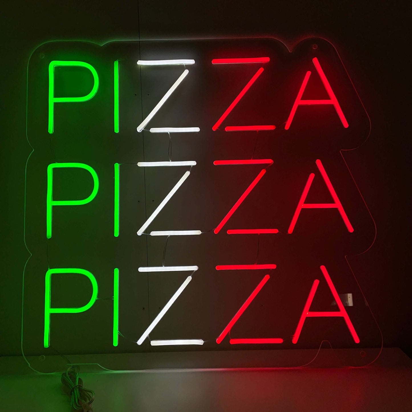 Pizza Pizza Pizza Neonschild