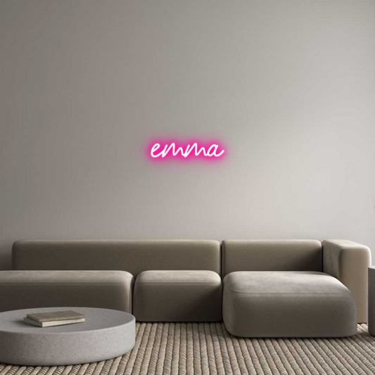 Personalisierte LED Neon: Emma