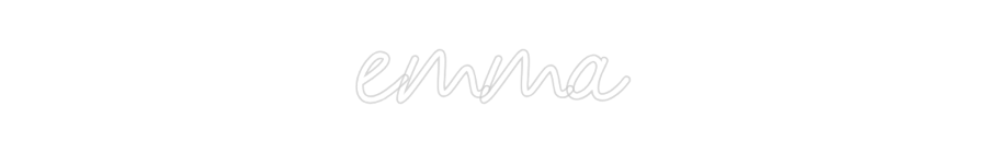 Personalisierte LED Neon: Emma
