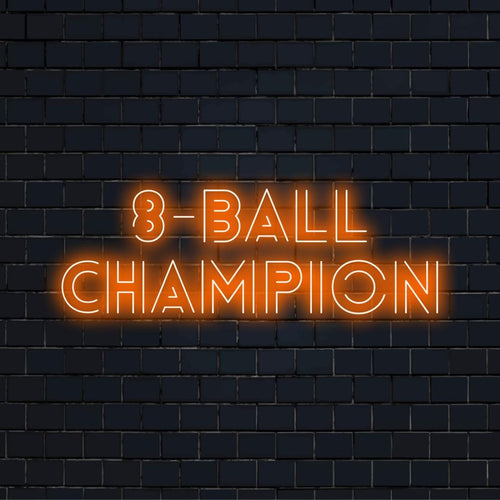 Individuelle 8-Ball-Neon-Wandkunst, LED-Licht, perfekt für Billardliebhaber und Spielzimmer. Lebendiges, individuelles LED-Dekor.
