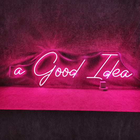 A Good Idea Neonschild
