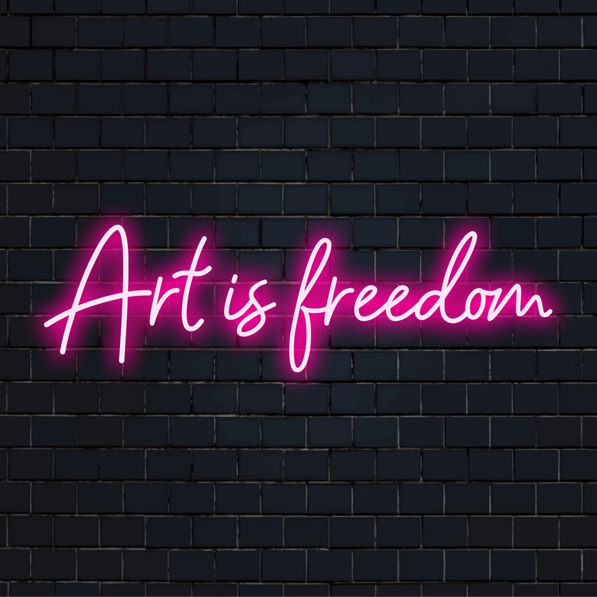 Lebendiges LED-Neonschild mit einzigartiger individueller Kunst, perfekt für kreativen Ausdruck und stilvolles Neonlichtdekor.