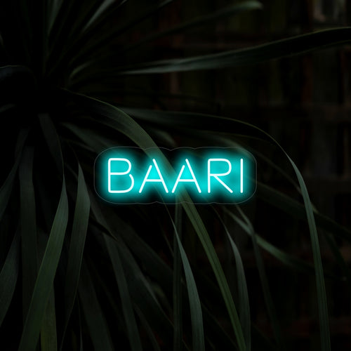 „Baari-Neonschild“ – Ein lebendiges Neonlicht mit dem finnischen Wort „Baari“, das Ihrer Bar oder Ihrem Pub Energie und Flair verleiht.