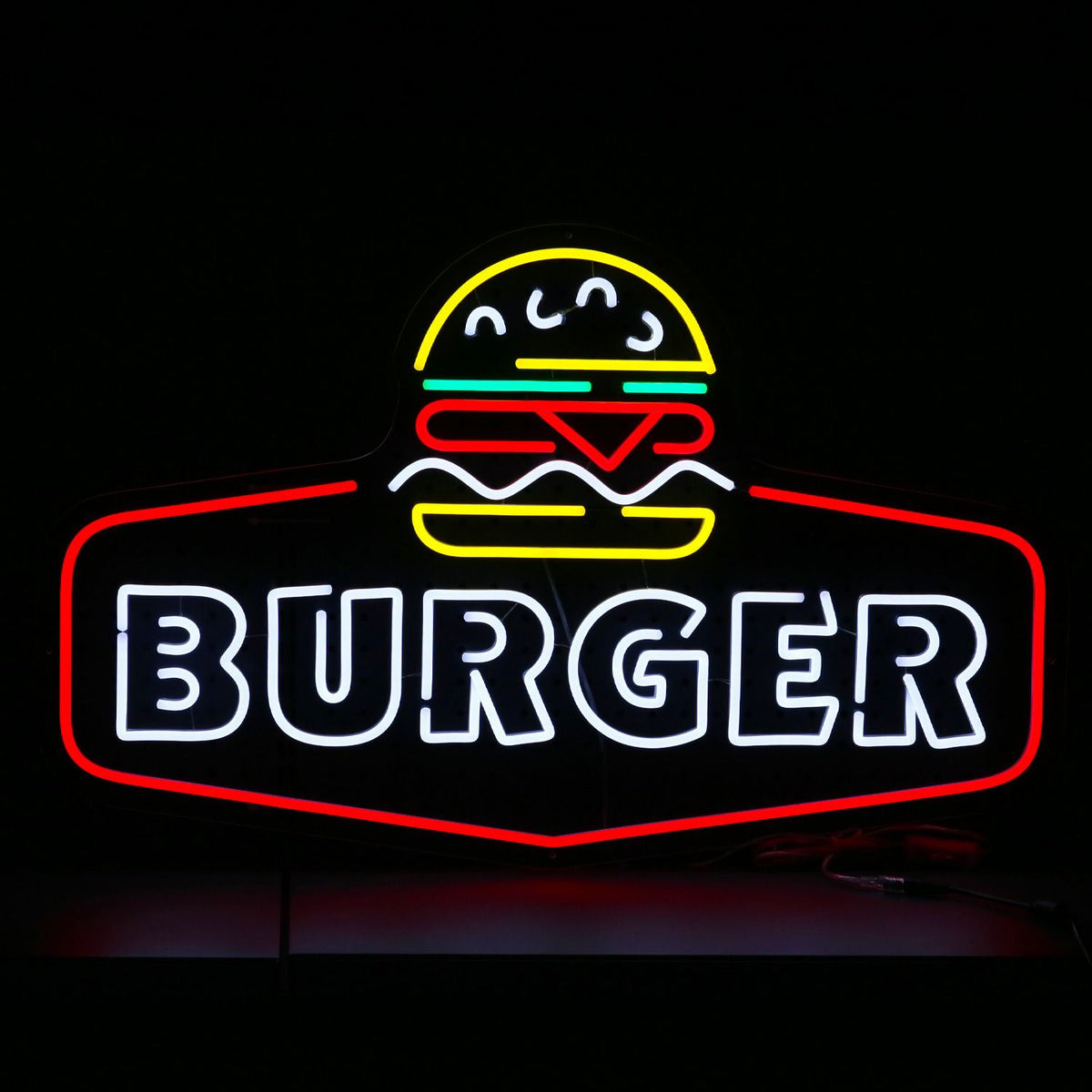 Burger LED Neon Schild