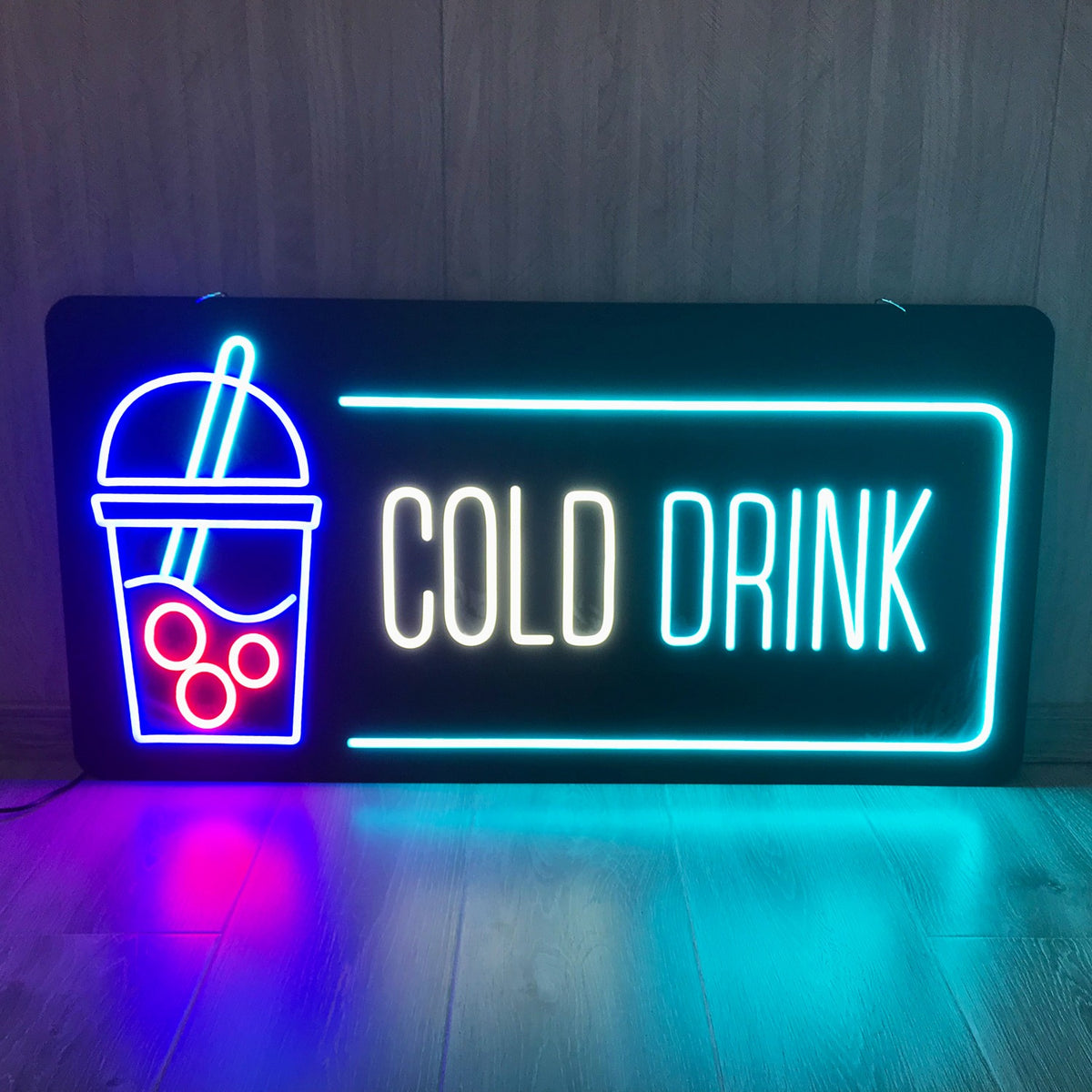 Kaltgetränke LED Leuchtschild