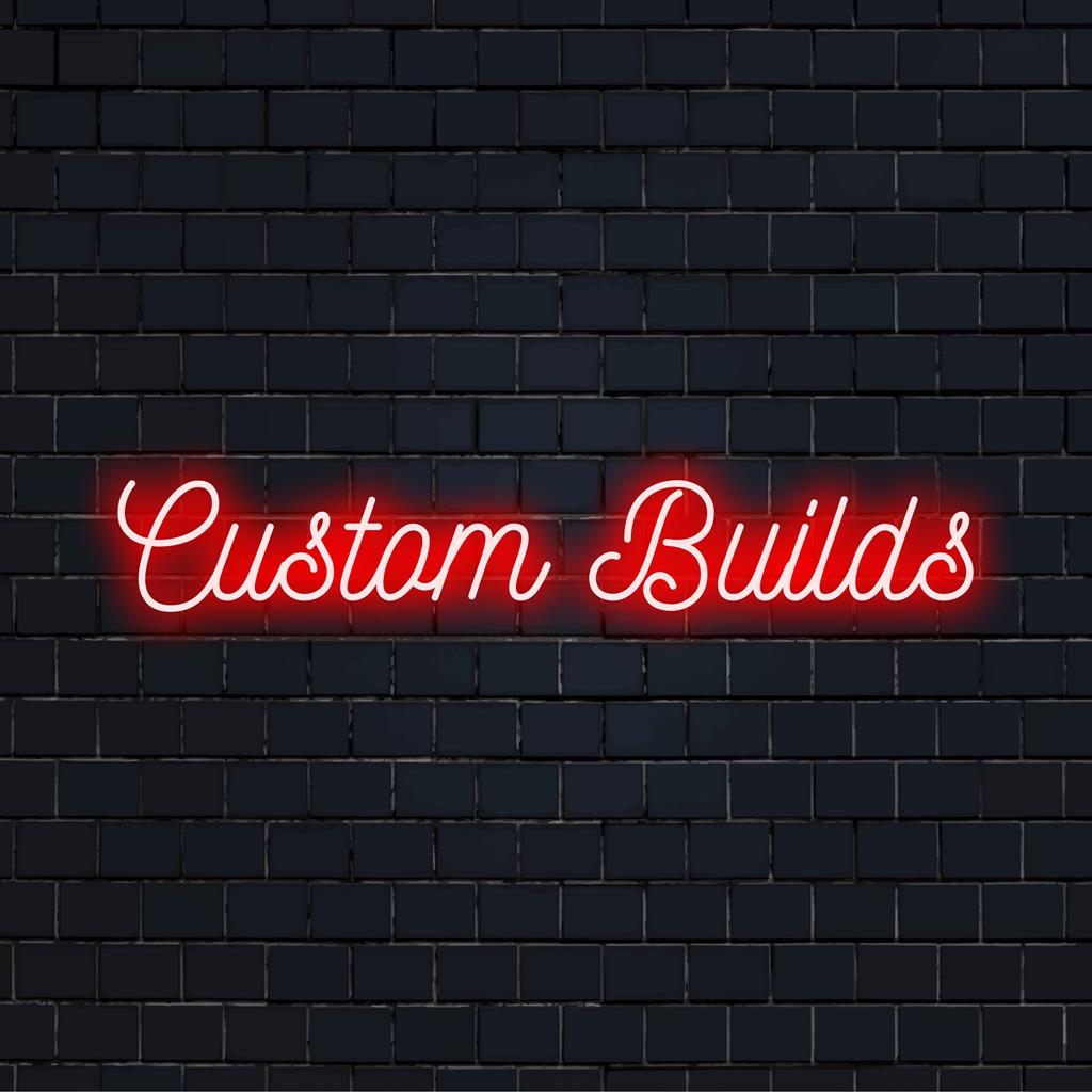 Custom LED neon sign featuring a unique design, perfect for personalized neon decor and stylish illuminating accents.