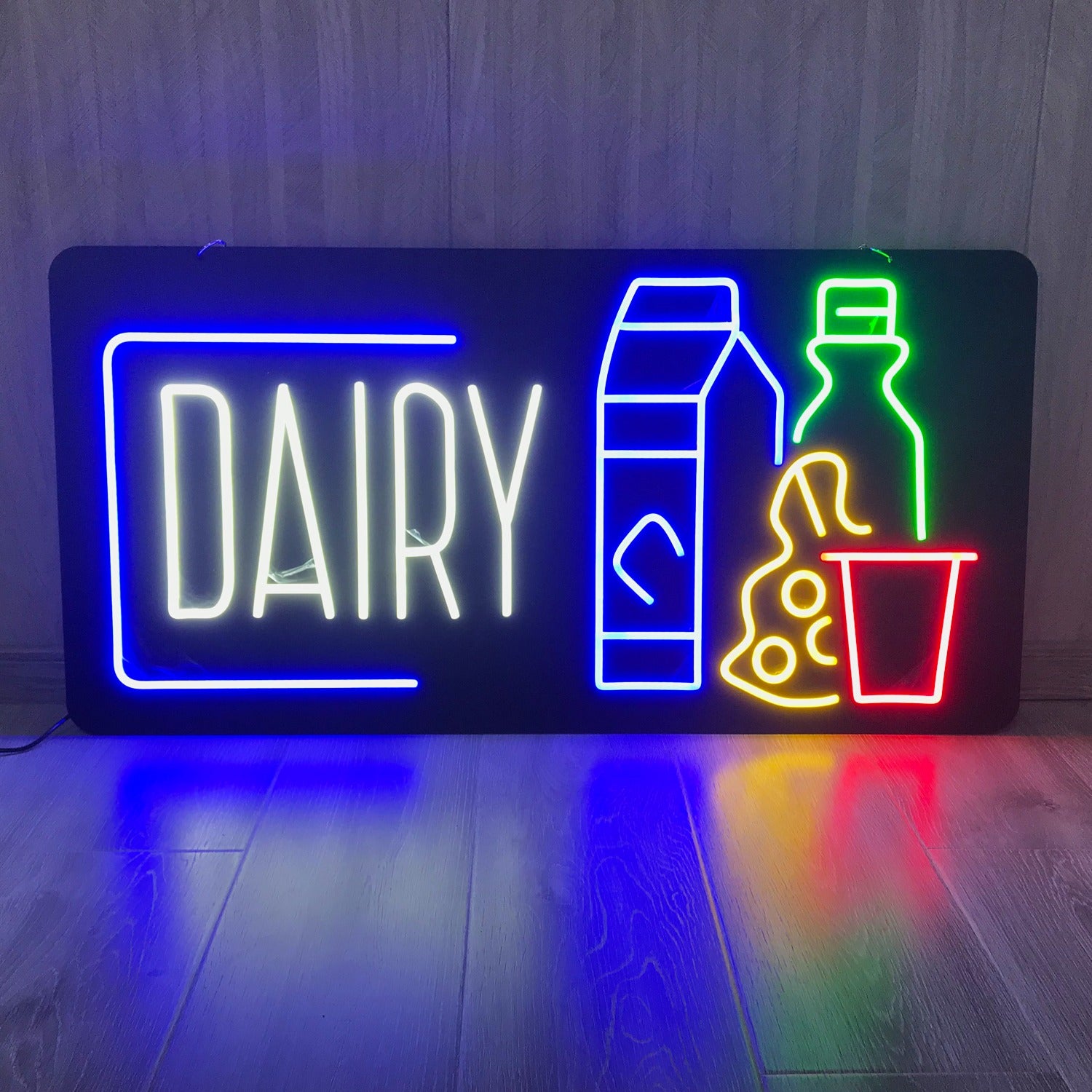 Dairy LED Leuchtschild