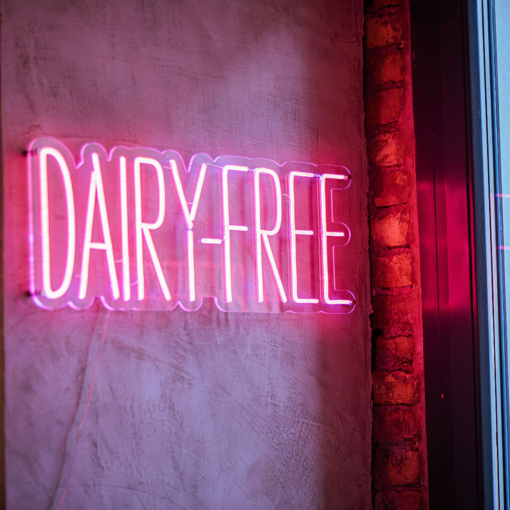 Milchfreies Neonschild - The Art Neon
