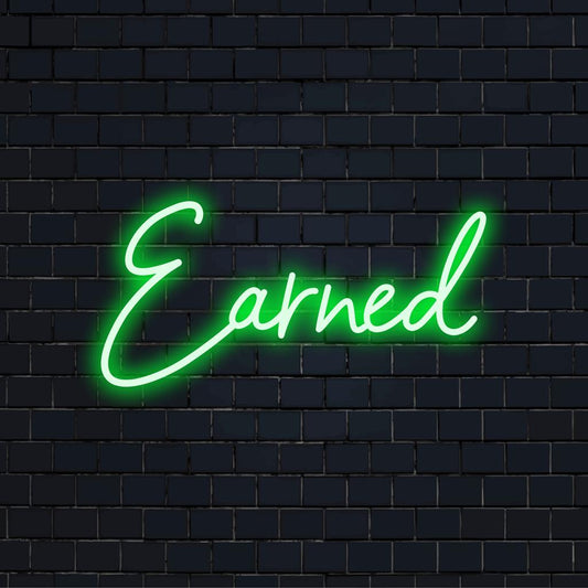 Vibrant custom-made LED neon sign with a unique design, perfect for personalized neon art and striking wall decorations.