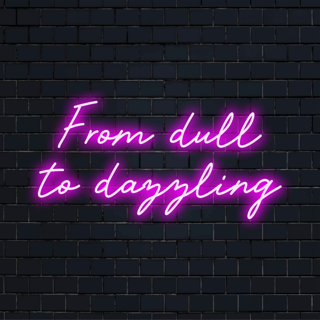 Lebendiges, individuelles LED-Neonschild, das Räume mit maßgeschneiderter Neonkunst verwandelt und perfekt geeignet ist, um jedem Dekor Flair und Persönlichkeit zu verleihen.