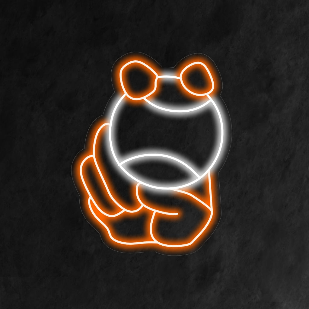 „Hand Holding Baseball Neon Sign“ – Fängt den Geist des Spiels ein, perfekt für Sportbars und Räume mit Baseball-Thema, die die Liebe zum Baseball und die Begeisterung für den Sport feiern.