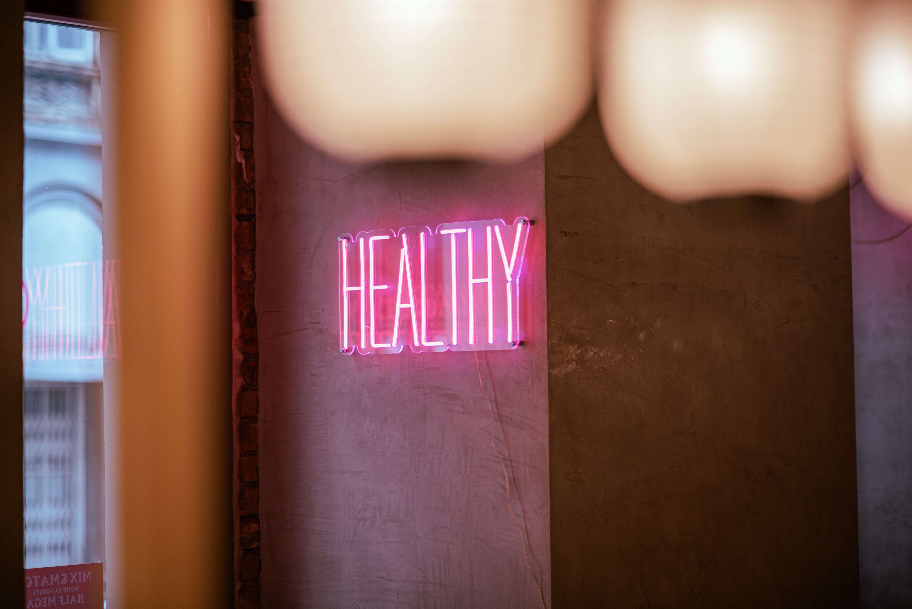 Gesundes Neonschild - The Art Neon