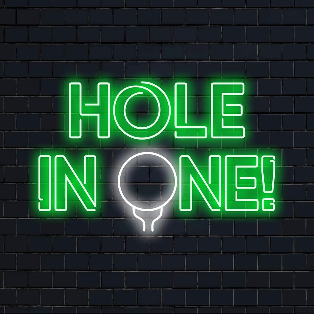 Custom LED neon sign with distinctive overlapping circles, striking decor for modern interiors, brightening any space.