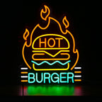 Hot Burger Neonschild
