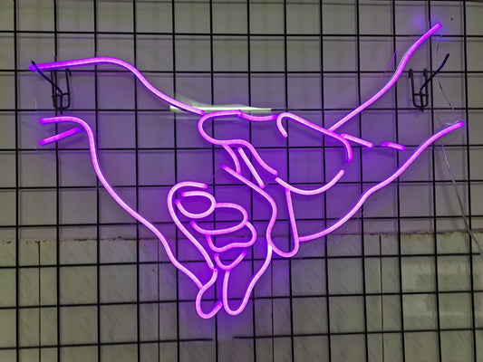 Loving Hands Neon Sign