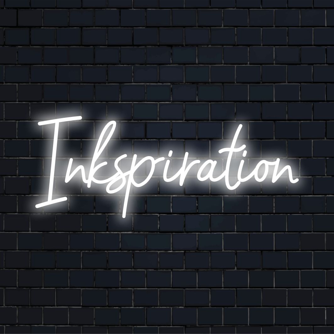 Individuell handgefertigtes LED-Neonschild von Inkspiration, einzigartig gestaltet, um jeden Raum mit lebendigen Farben und Stil zu beleuchten.