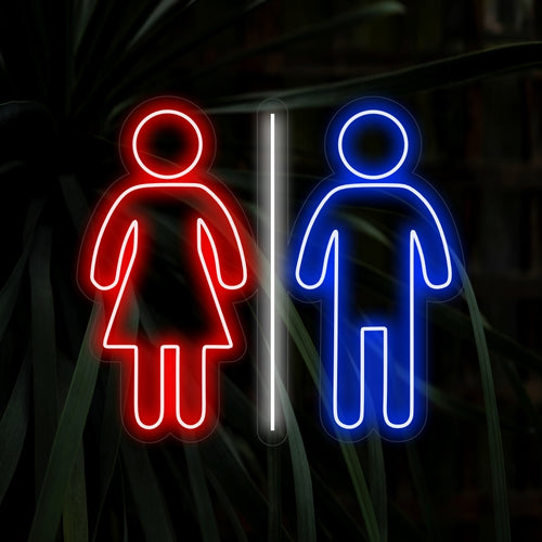 Das „Neonschild für Toiletten für Männer und Frauen“ ist eine praktische und unverzichtbare Ergänzung für Toilettenbereiche und sorgt für eine klare und stilvolle Beschilderung. Beleuchten Sie Ihre Toiletten mit Komfort!