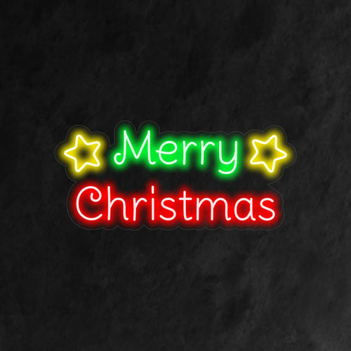 Das „Merry Christmas With Stars Neon Sign“ ist eine schillernde und festliche Ergänzung für Ihr weihnachtliches Interieur. Ein Neonlicht, das den Glanz der Sterne in die Weihnachtsfeierlichkeiten bringt.