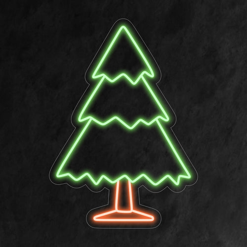 „Pine Tree Christmas Neon Sign“ ist eine festliche und klassische Ergänzung, perfekt für Räume, die den zeitlosen Charme von Weihnachtsbäumen einfangen. Erleuchten Sie mit Weihnachtsstimmung und immergrüner Schönheit!