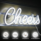 Cheers – LED-Neon-Schriftzug (5 V USB)