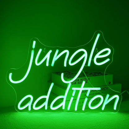 Jungle Addition 5V Mini USB  LED Neon Sign - Budget Friendly