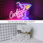 Cocktail Bar 5V USB LED Leuchtschild - Preiswert