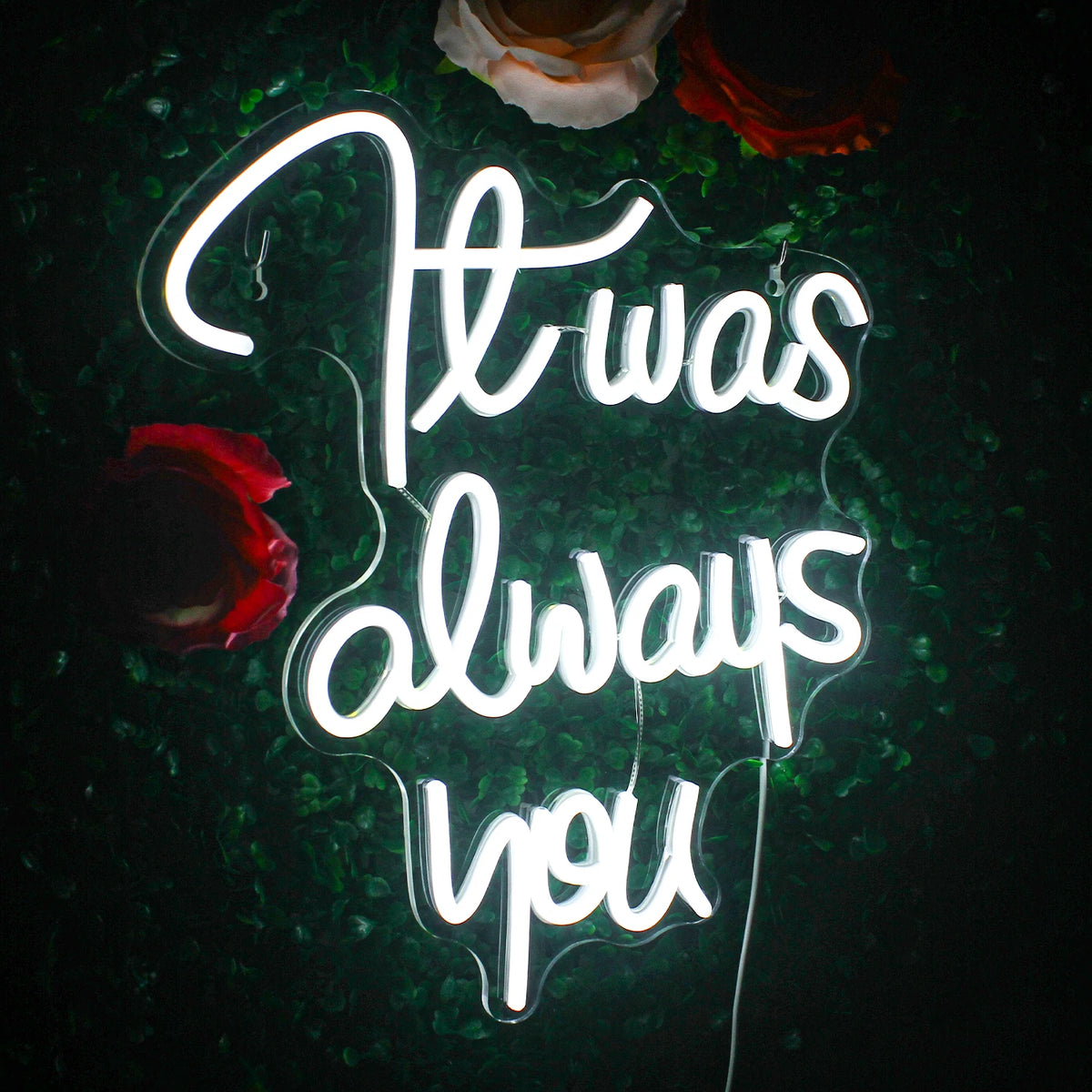 It Was Always You – LED-Neon-Schriftzug (5 V USB)