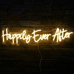 Happily Ever After – LED-Neon-Schriftzug (5 V USB)