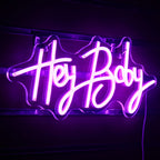 Hey Baby – LED-Neon-Schriftzug (5 V USB)