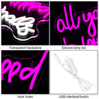Alles, was du brauchst, sind Nägel 5V USB LED Schild - Preisgünstig