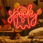 Spooky 5V USB LED Neon Sign - Budget Friendly