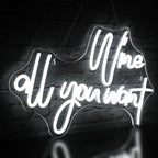 Wine all you want 5V USB LED Neon Sign - Budget Friendly