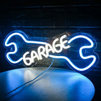 GARAGE – Schraubenschlüssel – LED-Neonschild (5 V USB)
