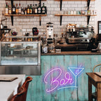 Bar Wine Glass 5V USB LED Neon Sign - Budget Friendly