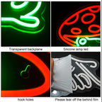 Frosch im Anime-Stil – LED-Neonschild (5 V USB)