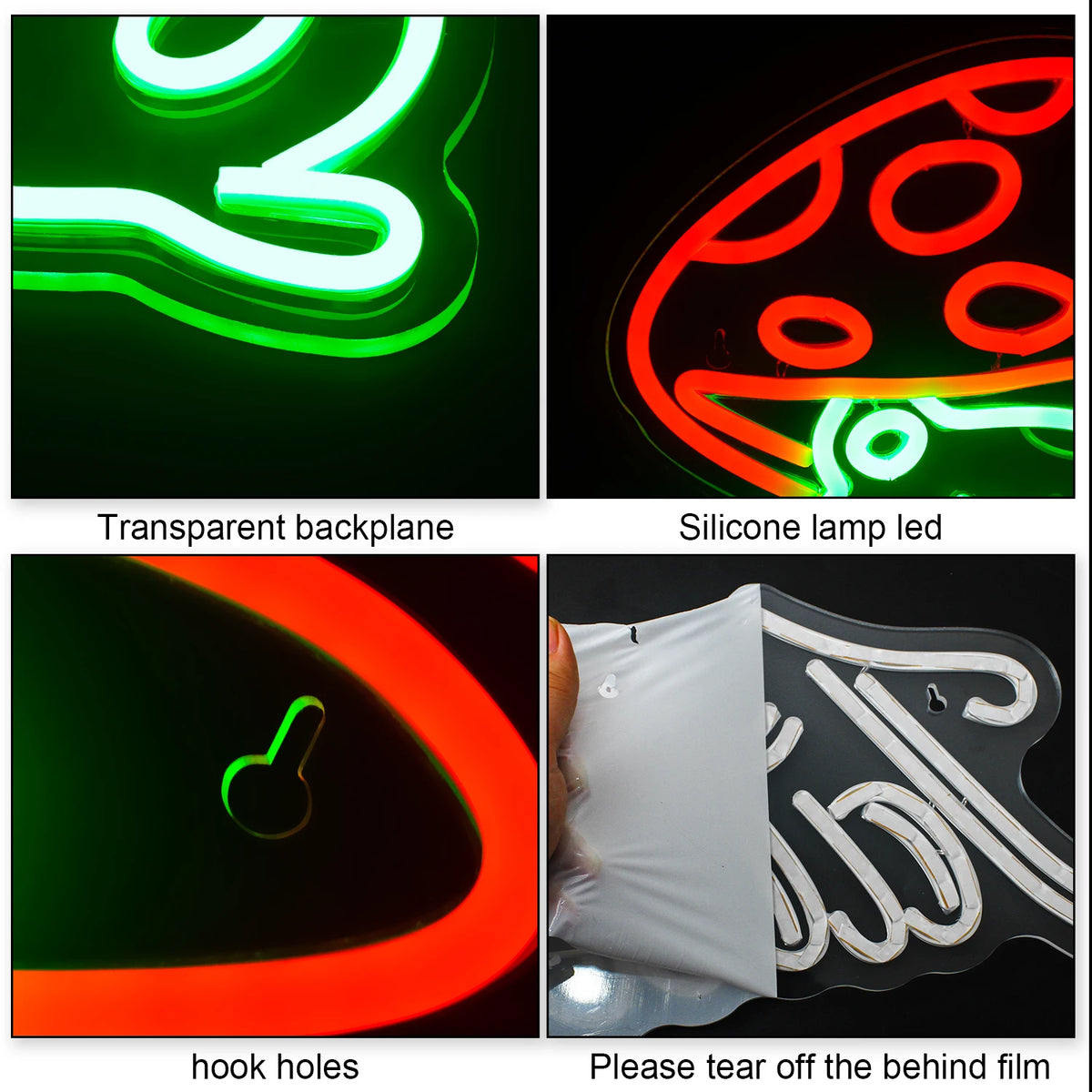 Frosch im Anime-Stil – LED-Neonschild (5 V USB)