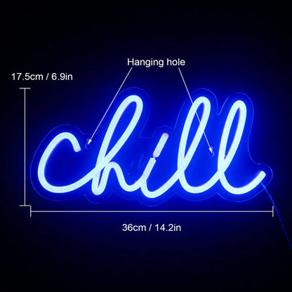 Chill 5V USB LED Leuchtschild - Preiswert