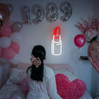 Lippenstift – LED-Neonschild (5 V USB)